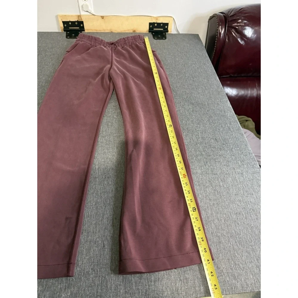Lululemon women's Softstreme High Rise Maroon Pants Sz 6